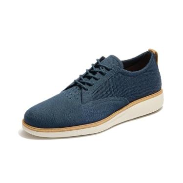 Imagem de Rothy's Tênis social casual Oxford masculino, sapatos Oxford, feito de garrafas de plástico reciclado e lavável na máquina, Azul-marinho noturno., 40