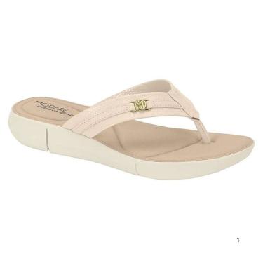 Imagem de Tamanco Modare De Dedo Ultraconforto Casual Feminino Creme