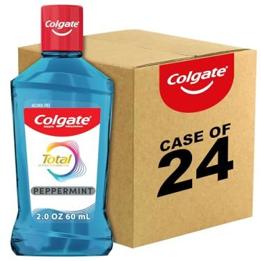 Imagem de Colgate Enxaguante bucal Pro-Shield Total Advanced, hortelã-pimenta - 60 ml, caixa com 24