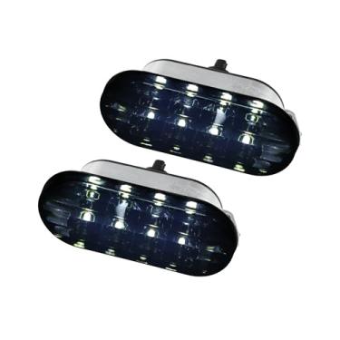 Imagem de REPAIROCK Par de luzes de seta laterais LED para VW MK4 Golf Jetta GTI R32 Passat B5 Branco Peças de reposição
