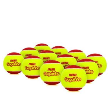 Imagem de Bola de Tênis Inni Guguinha Stage 3 Vermelha - Pack com 12 Bolas - Inn