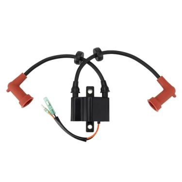 Imagem de WOOSTAR Bobina de ignição com unidade de substituição CDI para motor de popa de 4 tempos F9.9 13.5 15 20 25HP 40HP OEM 6F5-85570-00