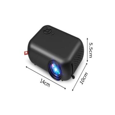 Imagem de Mini Projetor LED 1080p Portátil - Compatível com Celular e PC