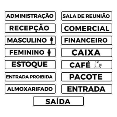 Imagem de Kit 15 placas PVC 25x5cm PME - Império da Impressão