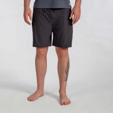 Imagem de Short Sport Bermuda Masculina Fit Treino Cinza Alma Genius, M, Cinza