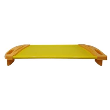 Imagem de Cama Pet Elevada para Cachorro Porte Grande Amarelo AmoAmora Pet