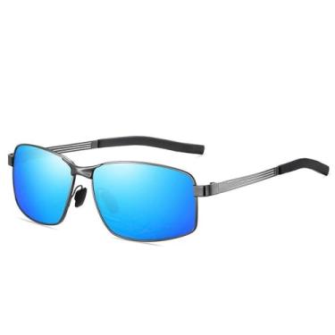 Imagem de Óculos de sol para motorista masculino espelho descoloração visão noturna, A7