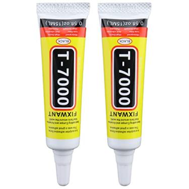 Imagem de FIXWANT Cola atualizada t-7000 para alto-falante artesanal de tecido de vidro de telefone, colas de alta viscosidade t7000 para reparo de tela de telefone celular (2x15ml/ 0,5fl.oz)