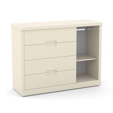 Imagem de Jogo de Quarto Infantil Tutto New com Berço e Cômoda 1 Porta - Matic Móveis Off White