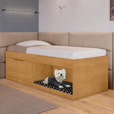 Imagem de Box Solteiro 2 Prateleiras Flórida Com Kit Pet Naturalle - CASA H