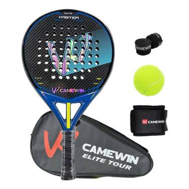 Imagem de Raquete de padel de fibra de carbono 360g + 10g com saco 125g