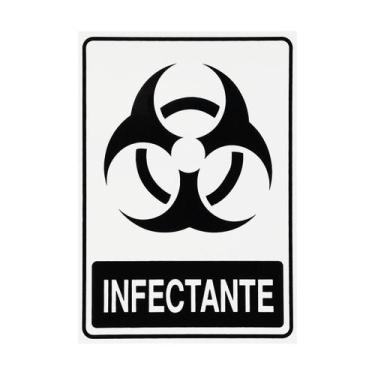 Imagem de Adesivo De Sinalização Lixo Infectante 15X20 - S-244 F9E - Acesso