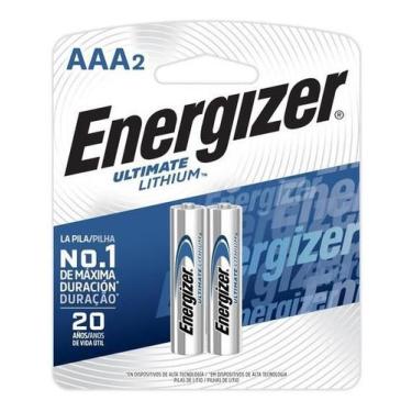 Imagem de Pilha Palito Aaa Lítio com 2 Unidades - Energizer