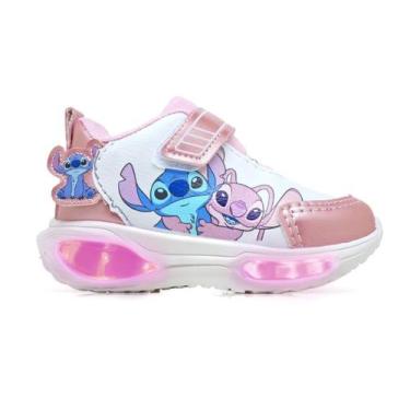 Imagem de Tênis Stitch Luzinha Minipé Infantil Feminino Led Light, Stitch, 29