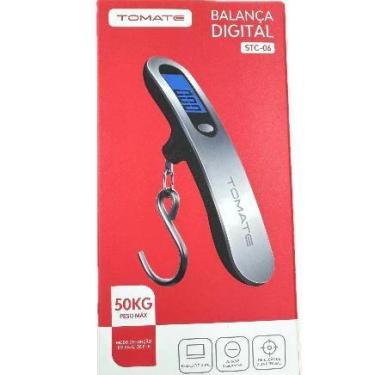 Imagem de Balança Digital Portátil até 50kg - Tomate STC-06