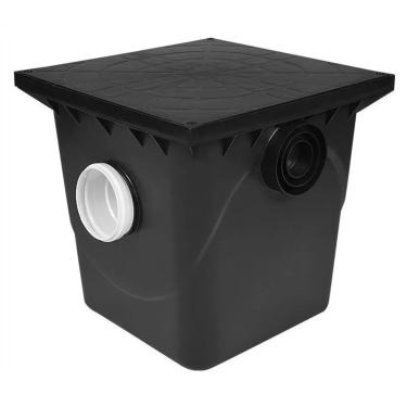 Imagem de Caixa de Gordura com Cesto para Limpeza Preto 42L Taf