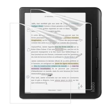 Imagem de MoKo Pacote com 2 protetores de tela foscos para E-Reader Kobo Libra 2 de 7 polegadas 2021, película protetora de tela antirreflexo PET premium