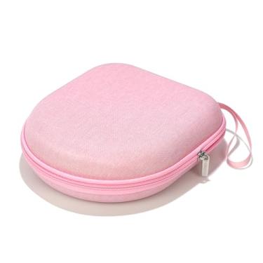 Imagem de Ginsco Capa de fone de ouvido universal compatível com JBL Tune 510BT 720BT, Sony WH-CH 720N/WH-CH520, Soundcore Q20/Q30 BERIBES KVIDIO TOZO etc, capa rígida para transporte de viagem (rosa claro)