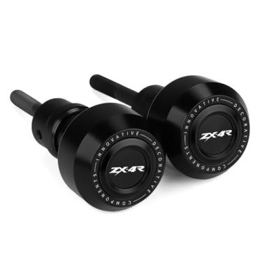 Imagem de Goxmoto Protetores de carenagem de motor de proteção contra quedas de quadro de motocicleta compatíveis com K.awasaki Ninja ZX4RR ZX4R ZX4R 2025 2024 2023 Almofada protetora de colisão ZX400 ZX-4RR ZX