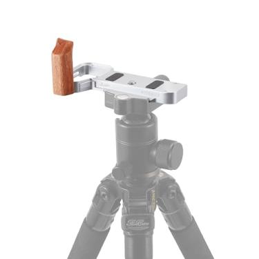 Imagem de Alça de madeira em forma de L Foto4easy para câmera Sony A7C II A7CR com placa de base de liberação rápida para Arca Swiss