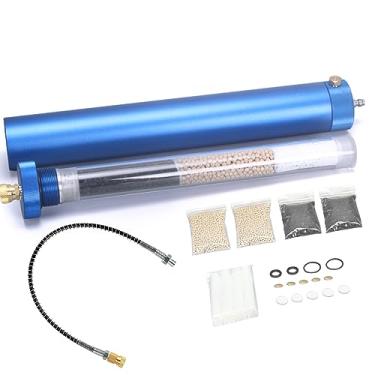 Imagem de suweisua Filtro Secador De Compressor Ar Pcp 4500 Psi 30 Mpa, Bomba Alta Pressão, Separador Óleo E Água Para Rifles, Armas, Cilindros Mergulho, Tanque, Com Conector Engate Rápido, Substituição Filtr