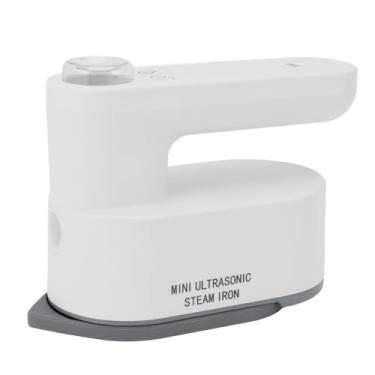 Imagem de Heayzoki Pequeno Ferro Elétrico Sem Fio e Portátil Portátil Recarregável a Vapor Molhado Seco Ferro Com Bolsa de Armazenamento, 2 Níveis de Temperatura, 5200mAh Bateria, 30s Calor Rápido