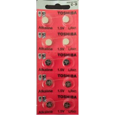 Imagem de Bateria Para Relogios 192/Lr41 Toshiba Kit Com 10 Unidades