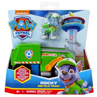 Imagem de Patrulha Canina - carrinho Do Rocky Com Boneco De 6Cm