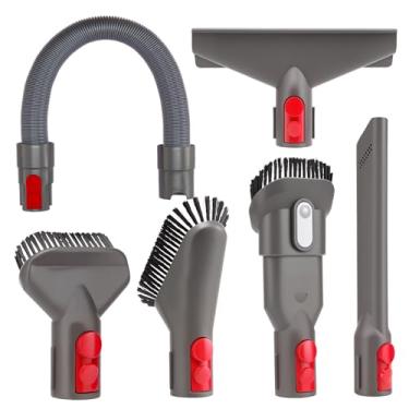 Imagem de Kit de ferramentas de substituição de acessórios para Dyson V15 V12 V8 V11 V10 V7 Gen 5 cabeça de escova de poeira macia mangueira flexível escova de colchão acessórios para limpeza de casa e carro