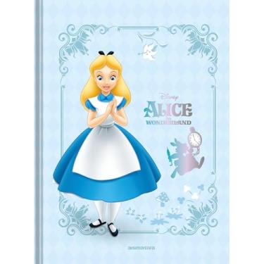 Imagem de Caderno Colegial Alice in Wondeland Animativa - Costurado, Capa Dura, 160 folhas, 90124