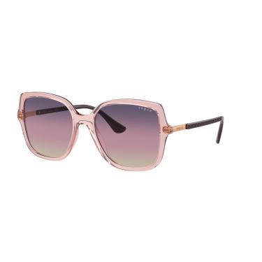 Imagem de Óculos de Sol Vogue Eyewear 0VO5538SL 2939U6 Tam 55 / Rosa - Lentes Marrom Gradiente