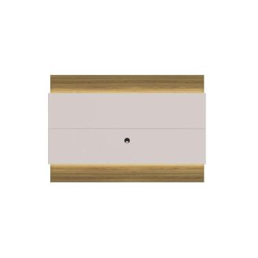 Imagem de Painel para TV New Lincoln 195 cm - Freijó c/ Off White Gloss