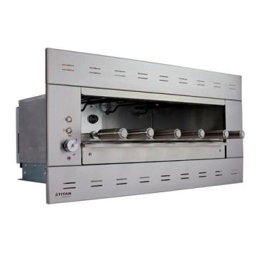 Imagem de Churrasqueira Elétrica de Embutir 6 Espetos SUPREMA 06 E Titan, 110V