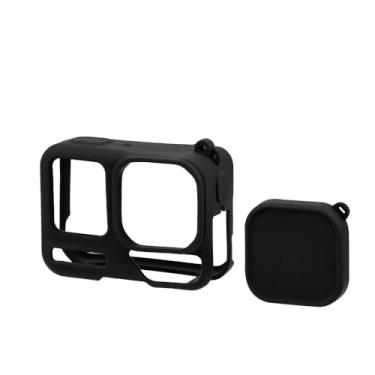 Imagem de BTG Capa protetora de silicone com tampa de lente para Insta360 Ace Pro 2 acessórios de câmera capa protetora