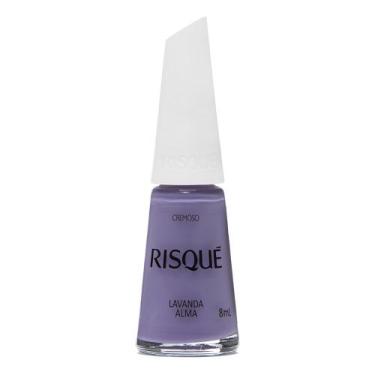 Imagem de Esmalte Risqué Roxo Cremoso Lavanda Alma 8ml, 8ML, Roxo