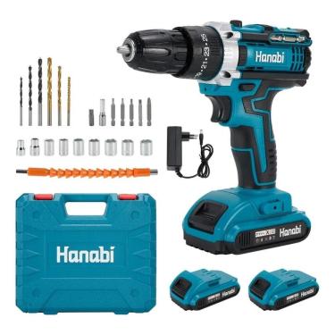 Imagem de Parafusadeira Furadeira Impacto 2 Baterias Profissional 21V