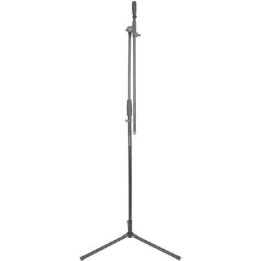 Imagem de Pedestal Para Microfone Aço Do Tipo Girafa Pé Retratil Pés De Borracha