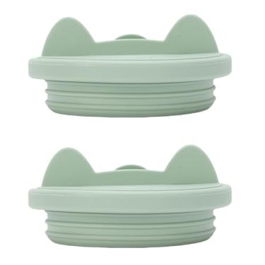 Imagem de TOPINCN 2PCS Silicone Substituição Cup Lids para Stanleys 40oz Leakproof Dust Proof Covers Lavável Reutilizável Cup Acessórios para Viagem Atividades Ao Ar Livre