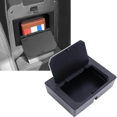 Imagem de Aunginsy Caixa de armazenamento oculta para apoio de braço compatível com Mitsubishi L200/Mitsubishi Triton 2024 2025 Acessórios, console central de carro, apoio de braço, bandeja organizadora de
