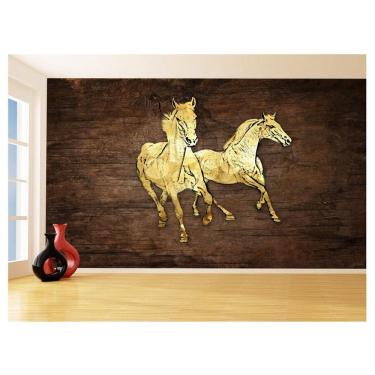 Imagem de Papel De Parede Animais Pop Art Cavalos Cores 3,5M Pxa378