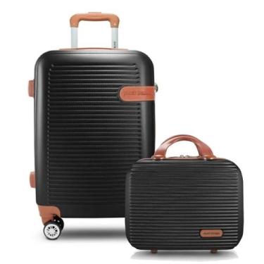 Imagem de Mala de Viagem Bordo Pequena Mão Rígida ABS 10 KG Aprovada Cabine Rodi