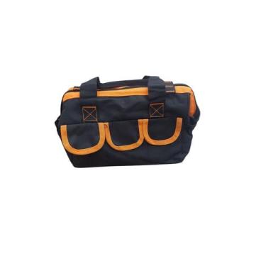 Imagem de Bolsa para Ferramentas Impermeável 34x20x23cm - Rodaless, Preto/Laranj