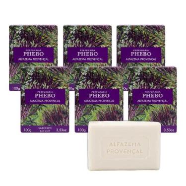 Imagem de Kit 6 Sabonete Phebo Alfazema Provençal em Barra Cremoso 100g