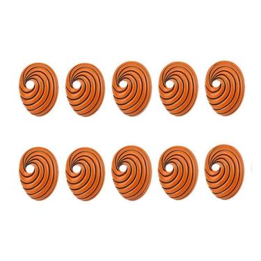 Imagem de Kit 10 Máscara Anime Naruto Cosplay laranja