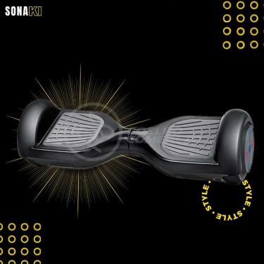 Imagem de Hoverboard Infantil Skate Elétrico Bluetooth - Preto Nº67