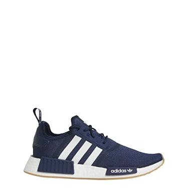 Imagem de adidas NMD_R1 Sapatos femininos com alça, Azul marinho/azul marinho/branco, 9.5