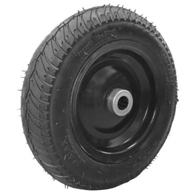 Imagem de Roda Pneumática 3.25/3.00-8 Núcleo em Aço Estampado – Capacidade 100 kg, Banda Larga, Rolamento com Graxeira