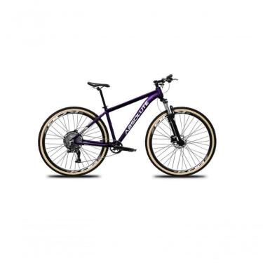 Imagem de Bicicleta Aro 29 Absolute Nero 5 Aluminio 12v Garfo C/trava K7 Freios Hidráulicos Kit 1x12 Pneu C/faixa - Roxo Tam.19