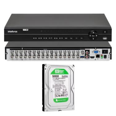 Imagem de Dvr 32 Canais Intelbras Multi hd Mhdx 1232 C/Hd 500GB