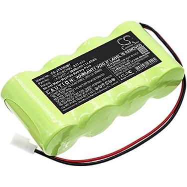Imagem de 3000mAh Sistema de alarme Bateria de substituição,Compatível com OS-360A,OS-365A